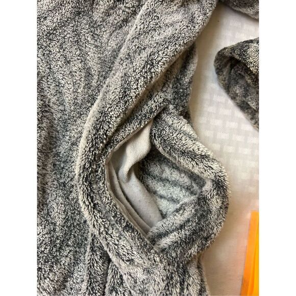 Stan Herman PJ fleece blanket zipper hood jacket large pockets. - Picture 5 of 7